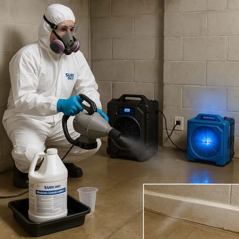 Sanitization and Odor Removal process in Mount Sinai, NY